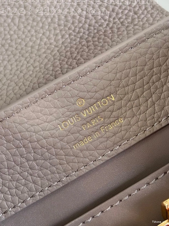 Cheap MINI-21*14*8CM VUITTON LOUIS CAPUCINES 0803